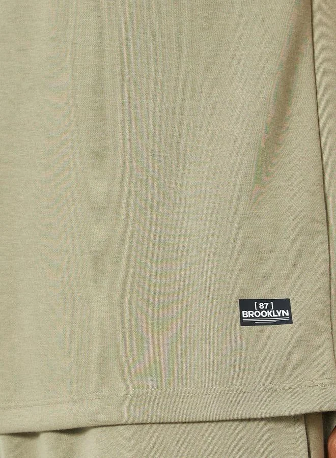 Styli Men Taping Detail Regular Fit T-Shirt and Shorts Co-Ords